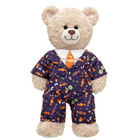 Halloween Suit w/ White Collars & Orange Tie - Build-A-Bear®