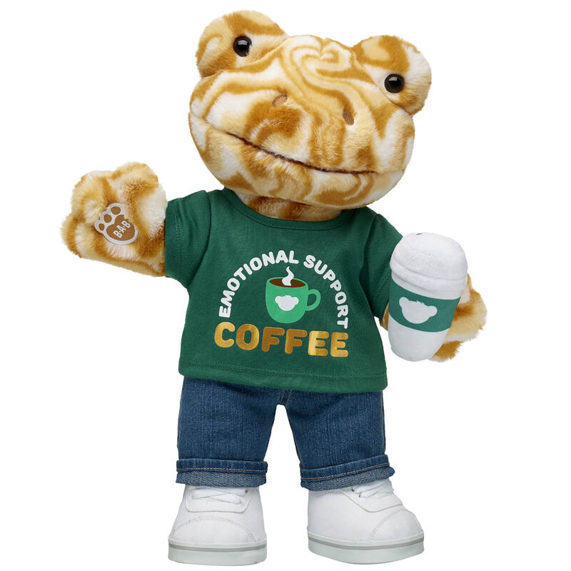 Online Exclusive Frappe Frog Soft Toy Emotional Support Gift Set - Build-A-Bear Workshop&reg;