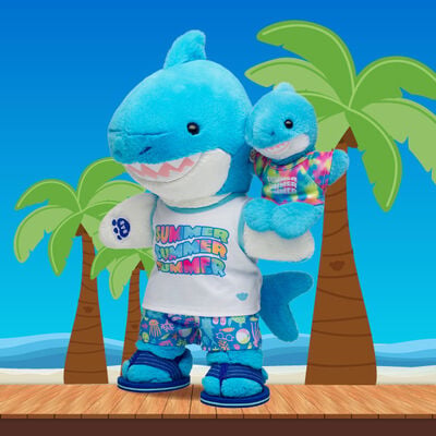Chummy Shark Stuffed Animal Summer Mini Beans&reg; Gift Set
