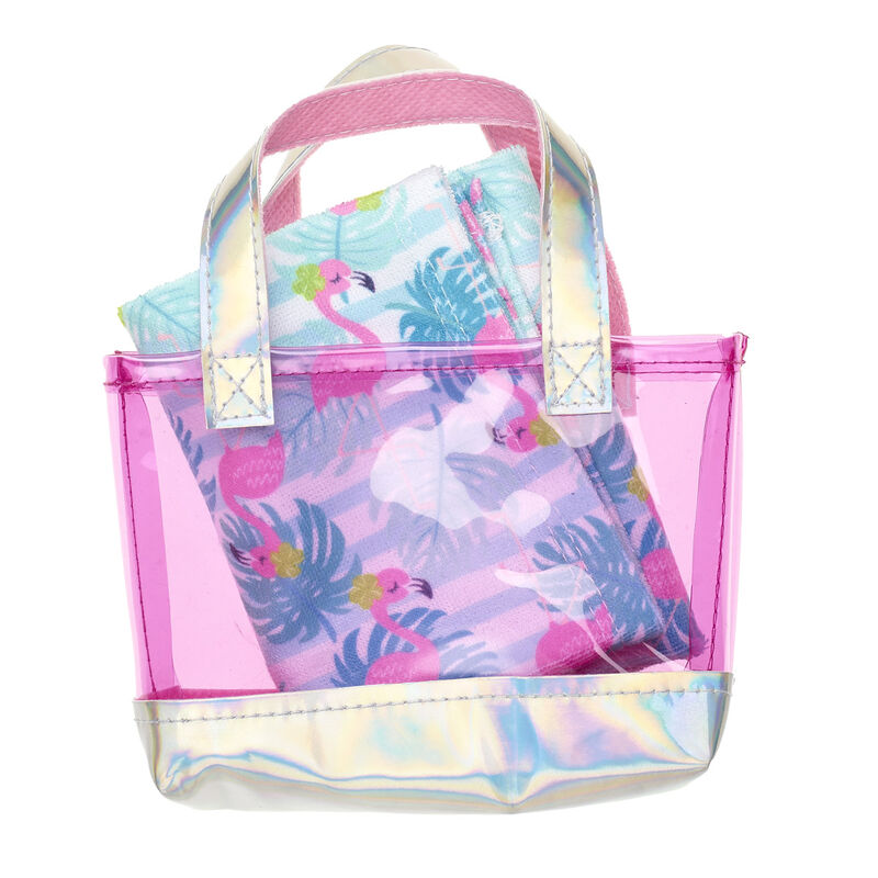 Flamingo Beach Towel and Beach Bag - Build-A-Bear Workshop®