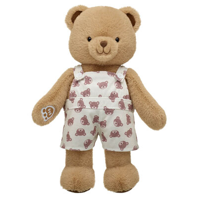 Sweethearts Beloved Brown Teddy Bear Overalls Gift Set