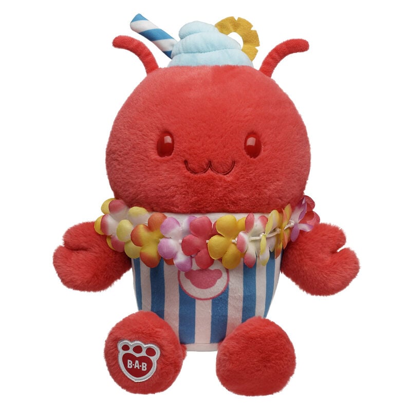 Fruit Punch Lobster Slushie Plushie with Lei Necklace plush by Build-A-Bear