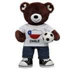 Let's Goal Bear Chile Gift Set plush by Build-A-Bear