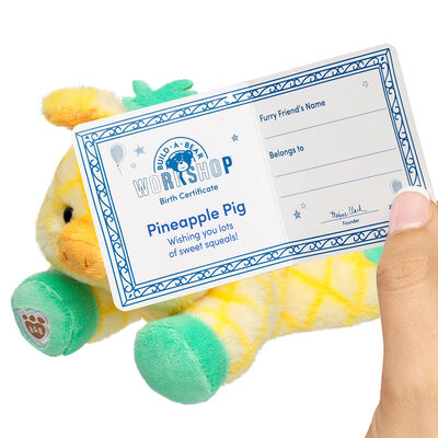 Build-A-Bear Mini Beans&reg; Pineapple Pig Stuffed Animal