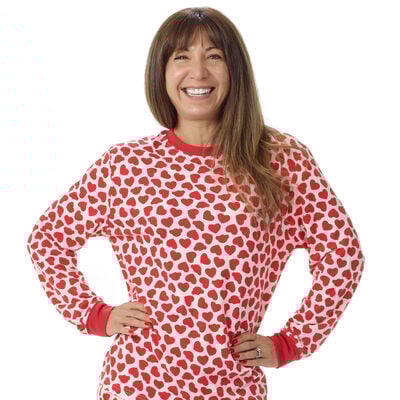 Build-A-Bear Pajama Shop™ Red Hearts PJ Top - Adult