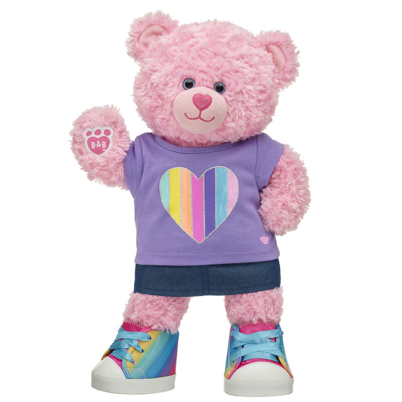 Pink Bear Rescue Pink Teddy Bear With Heart