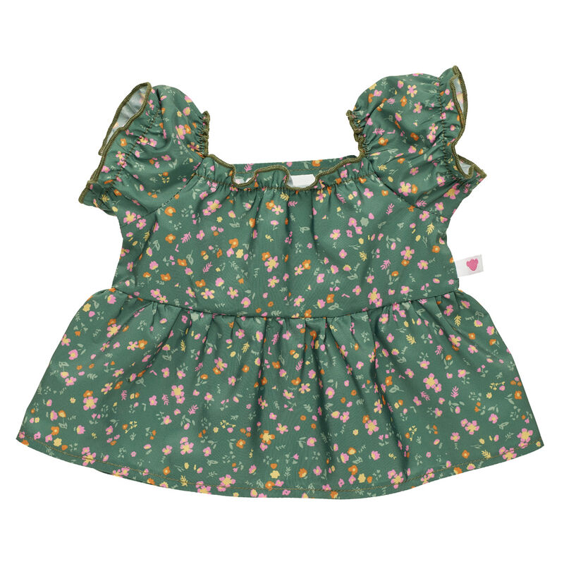 Green Floral Dress for Plush Toys - Build-A-Bear Workshop®