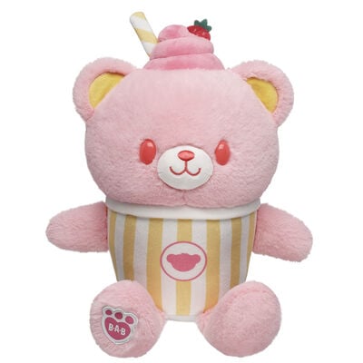 Strawberry Lemonade Bear Slushie Plushie