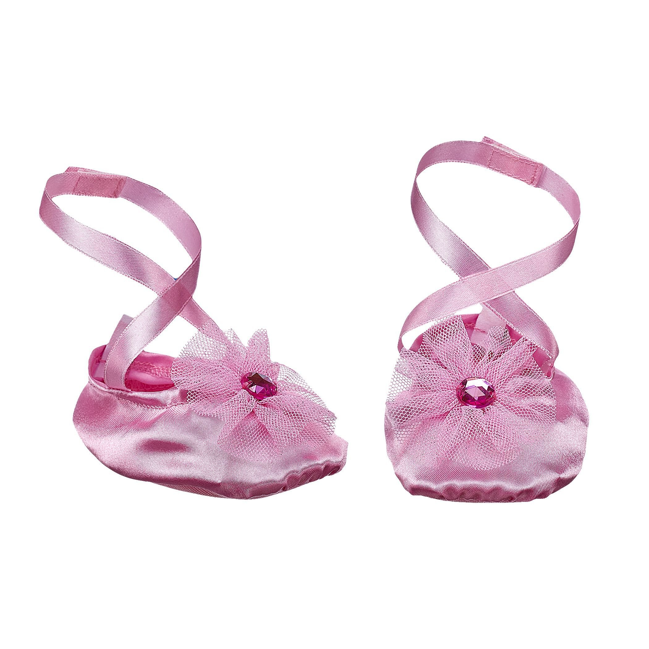 Pink Flower Ballet Slippers