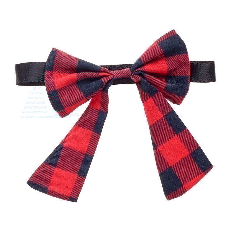 Online Exclusive Red Buffalo Check Gifting Bow