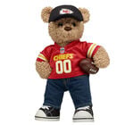 Timeless Teddy Bear with Kansas City Chiefs Jersey, Hat, and Football - Build-A-Bear Workshop&reg;