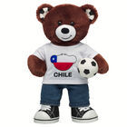 Let's Goal Bear Chile Gift Set plush by Build-A-Bear