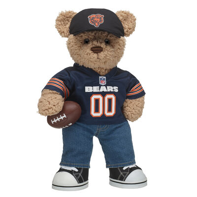 Timeless Teddy Chicago Bears&trade; Football Fan Hat and Football Gift Set