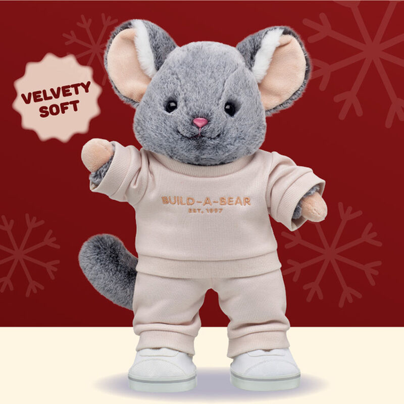 Chinchillin' Chinchilla Stuffed Animal Jogger Gift Set