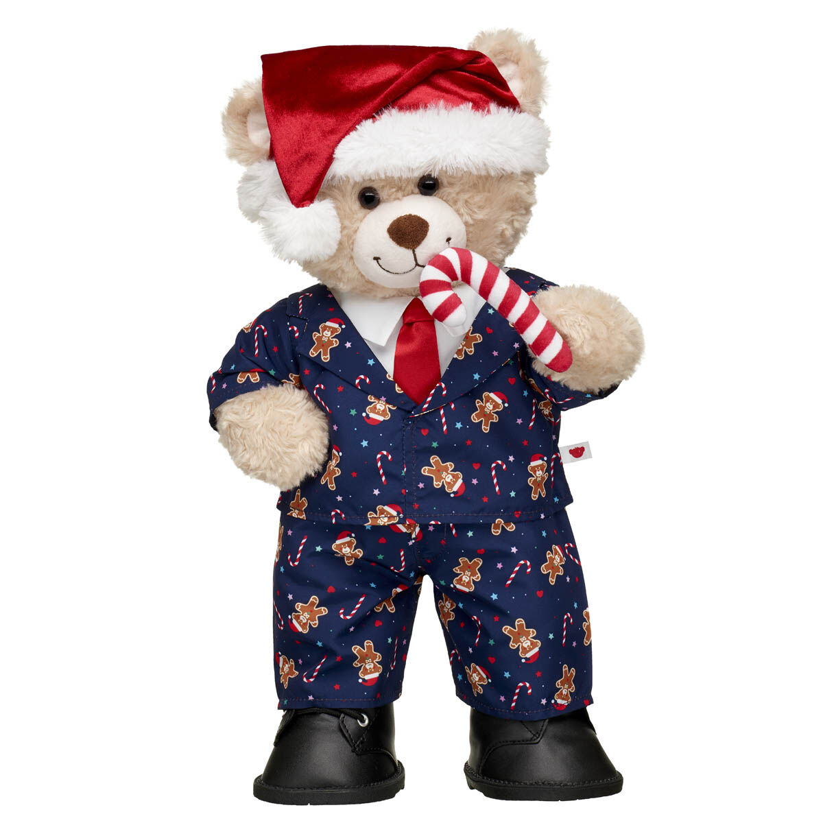 Happy Hugs Teddy Bear Gingerbread Bear Suit Christmas Gift Set