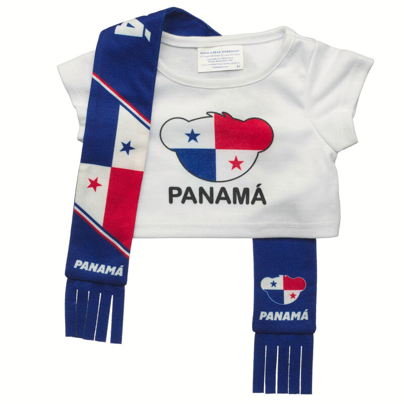 Panama Scarf and T-Shirt Set by Build-A-Bear