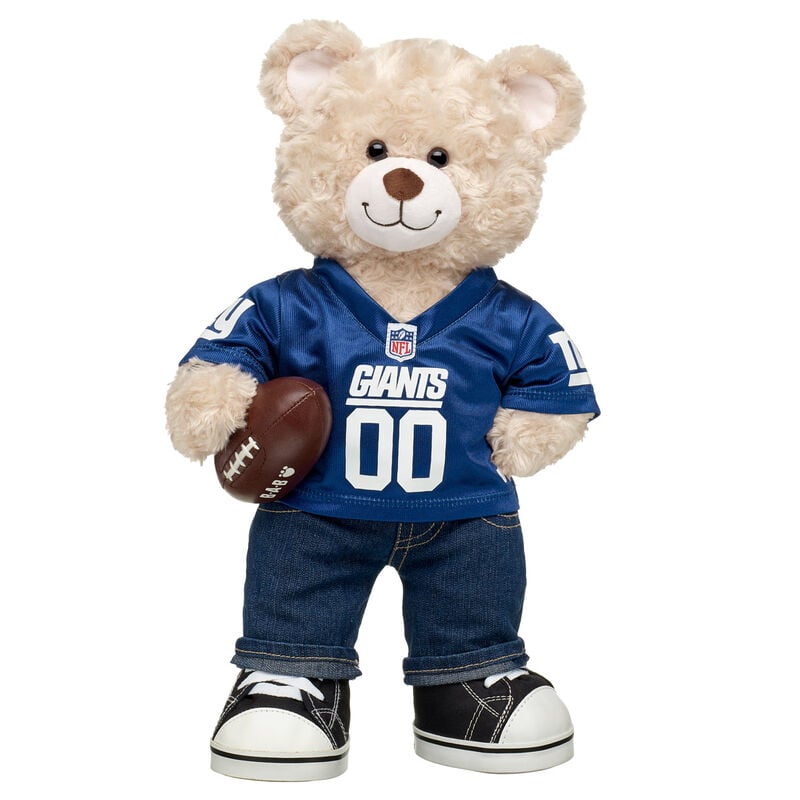 Happy Hugs Teddy Football New York Giants Gift Set - Build-A-Bear Workshop