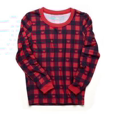 Build-A-Bear Pajama Shop™ Buffalo Check Top - Adult