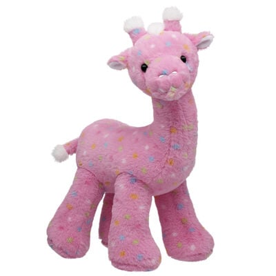 Pink Frosted Animal Cookie Giraffe Stuffed Animal