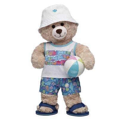 Happy Hugs Teddy Bear Summer Beach Gift Set