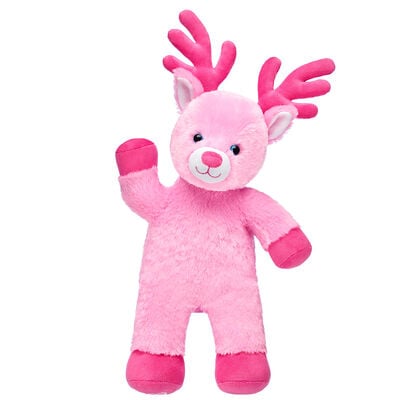 Pink Reindeer Stuffed Animal