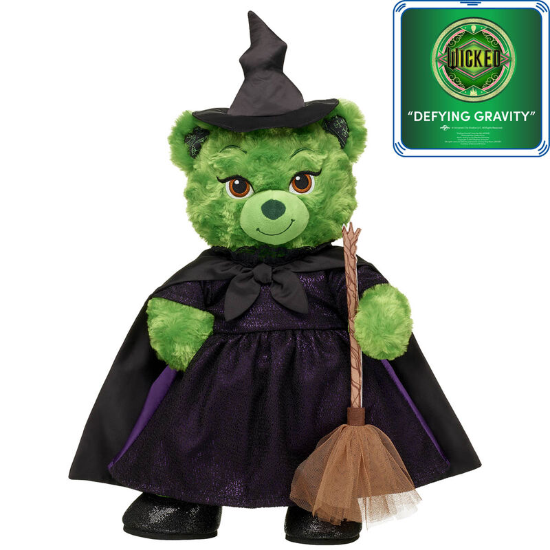 Wicked Teddy Bear Elphaba Gift Set with "Defying Gravity" Song - Build-A-Bear Workshop®