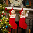 Online Exclusive Personalized Holiday Hugs Stocking