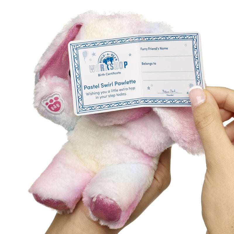 Mini Beans Pastel Swirl Pawlette&trade; - Build-A-Bear Workshop&reg;
