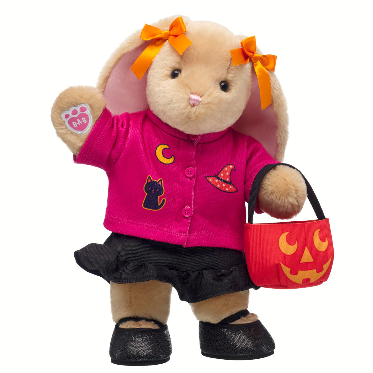 Pawlette Bunny Plush Halloween Cardigan | Build-A-Bear