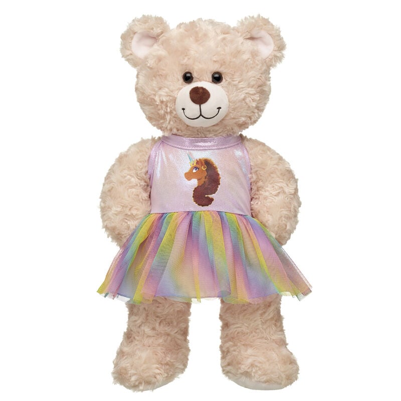 Afro Unicorn&reg; Plush Halter Dress for Stuffed Animals - Build-A-Bear Workshop&reg;