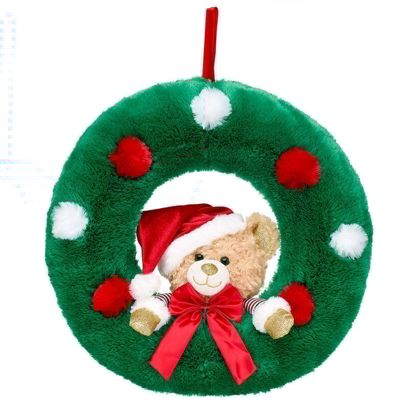 Plush Holiday Wreath