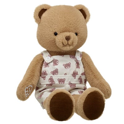 Sweethearts Beloved Brown Teddy Bear Overalls Gift Set
