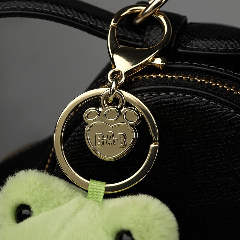 Spring Green Frog Plush Bag Charm by Build-A-Bear