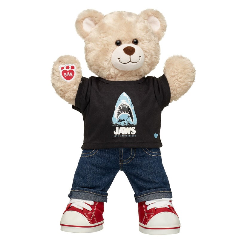 Happy Hugs Teddy Bear "Jaws" 50th Anniversary Gift Set - Build-A-Bear Workshop&reg;
