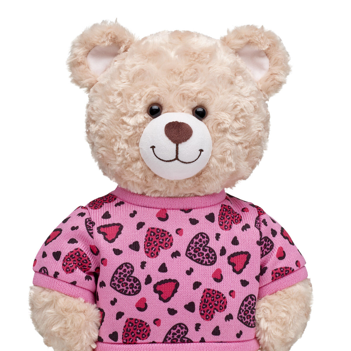 Leopard Print Heart Sweater