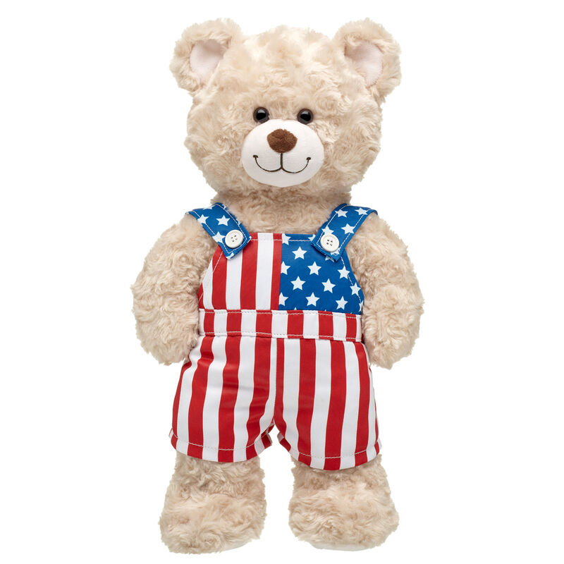 American Flag Overalls for Stuffed Animals - Build-A-Bear Workshop®