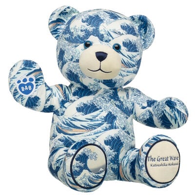 Hokusai The Great Wave Teddy Bear