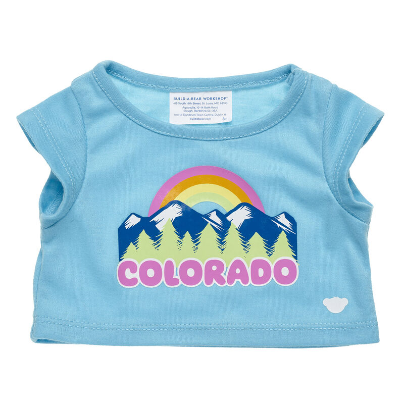 Colorado Rainbow T-Shirt  by Build-A-Bear