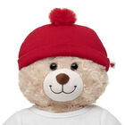 Red Pom Beanie 