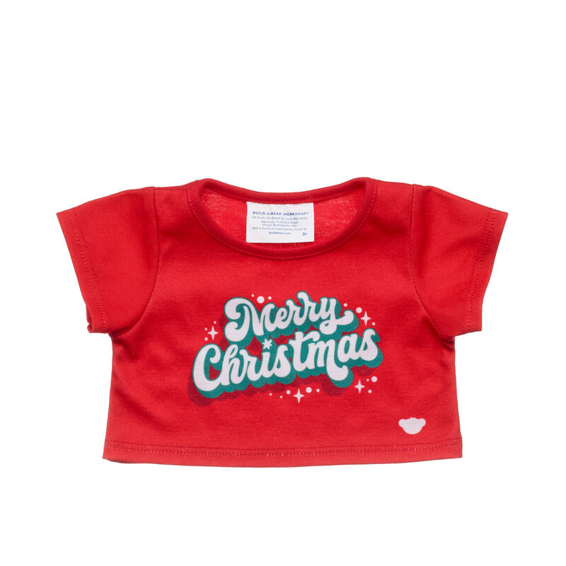 Merry Christmas T-Shirt by Build-A-Bear
