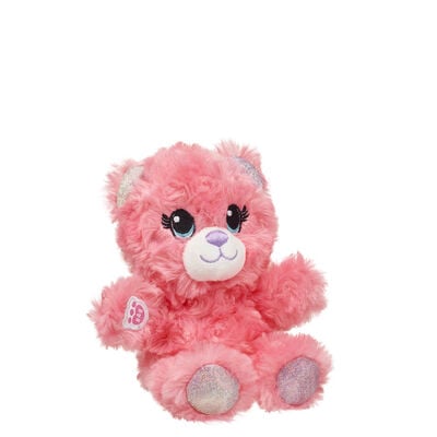 Build-A-Bear Mini Beans&reg; Coral Teddy Bear