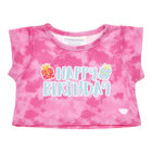 Pink Tie-Dye Birthday T-Shirt - Build-A-Bear Workshop®