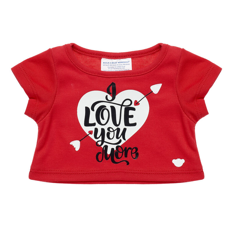"I Love You More" T-Shirt for Stuffed Animals - Build-A-Bear Workshop®