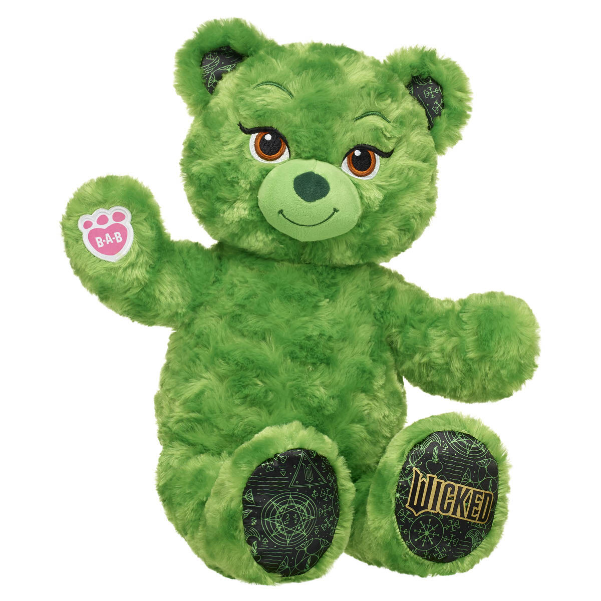 Build-A-Bear Workshop 緑色クマのぬいぐるみ Wicked Teddy Bear Elphaba Gift Set | Build-A-Bear