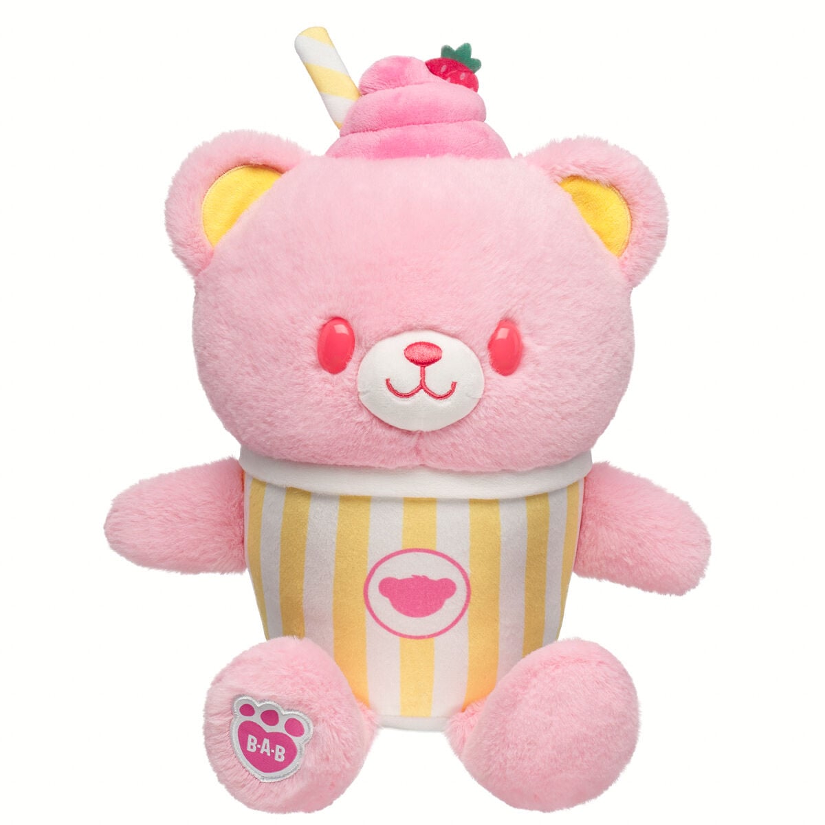 Strawberry Lemonade Bear Slushie Plushie