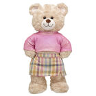 2-Piece Pink Top and Plaid Skirt Outfit for Stuffed Animals - Build-A-Bear Workshop&reg;