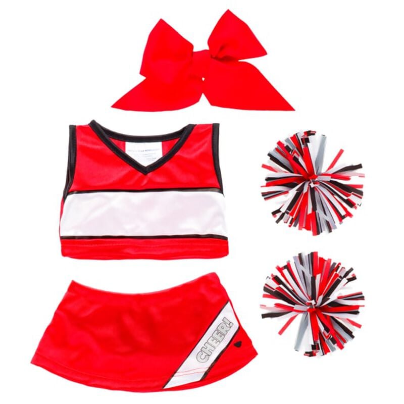 Online Exclusive Red Cheerleading Uniform 5 pc.