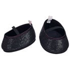 Black Sparkle Flats by Build-A-Bear