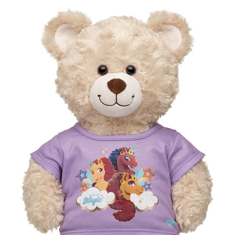 Afro Unicorn® Plush "Made of Magic" T-Shirt for Stuffed Animals - Build-A-Bear Workshop®