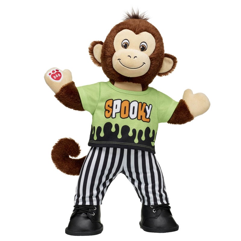 Smiley Monkey Stuffed Animal Spooky Gift Set - Build-A-Bear Workshop®